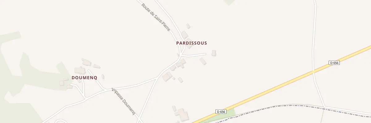 Plan du 308 Rte de Saint Pierre à Massels
