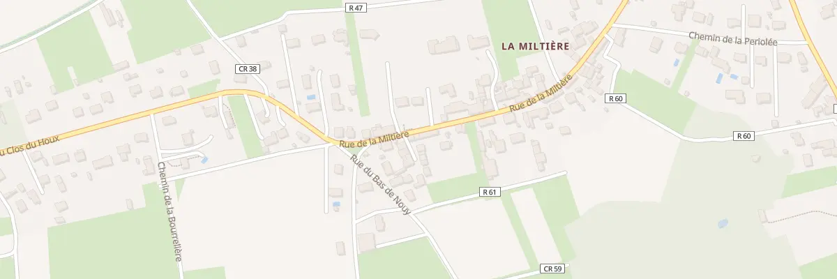 Plan du 8 Rue de la Miltière à Montlouis-sur-Loire