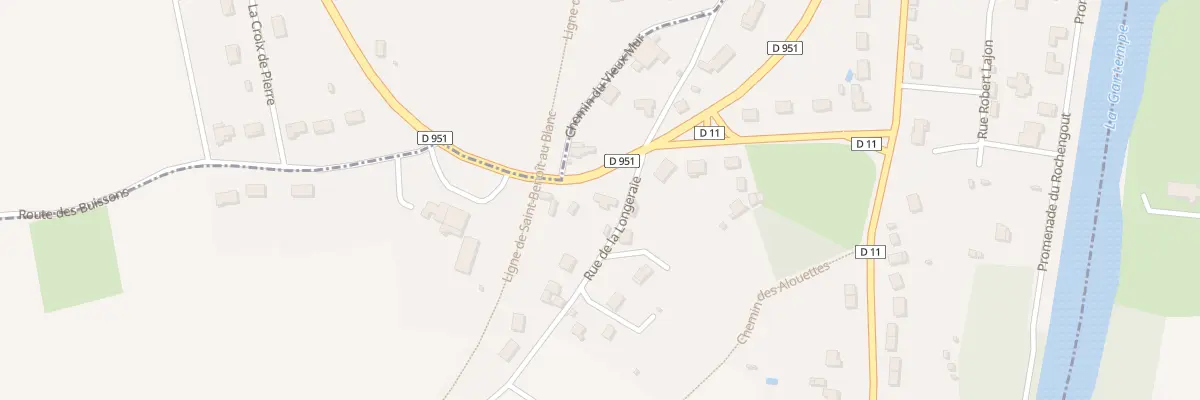 Plan du 2 Rue de la Longeraie à Antigny
