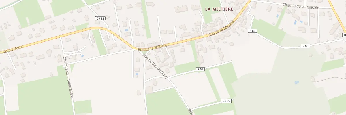 Plan du 5001 Rue de la Miltière à Montlouis-sur-Loire