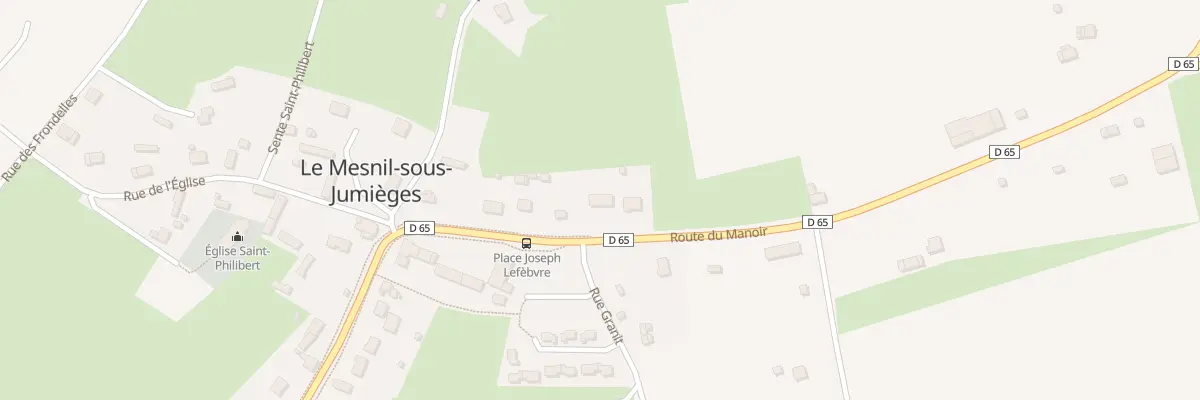 Plan du 1217 Rte du Manoir au Mesnil-sous-Jumièges