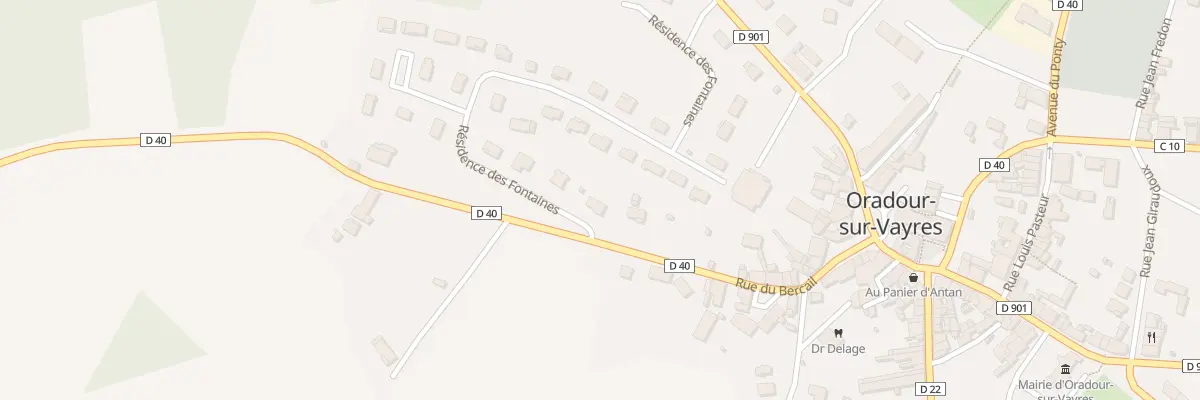 Plan du 2 Res des Fontaines à Oradour-sur-Vayres