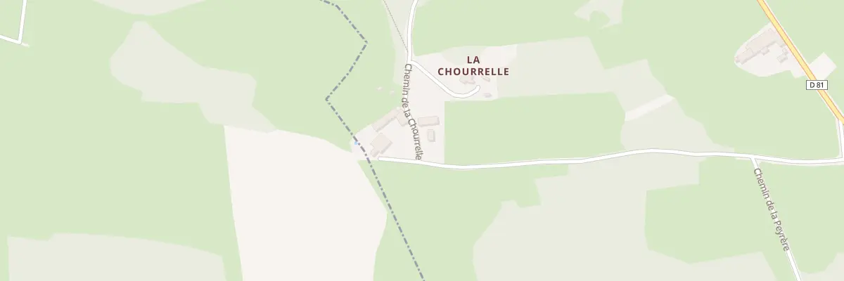Plan du 21 La Chourrelle à Proupiary