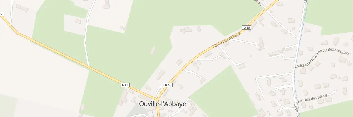 Plan du 85 Rte de l’Abbaye à Ouville-l’Abbaye