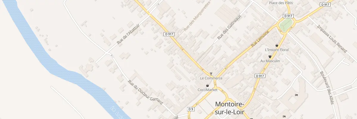Plan du 33 Rue Saint-jacques à Montoire-sur-le-Loir