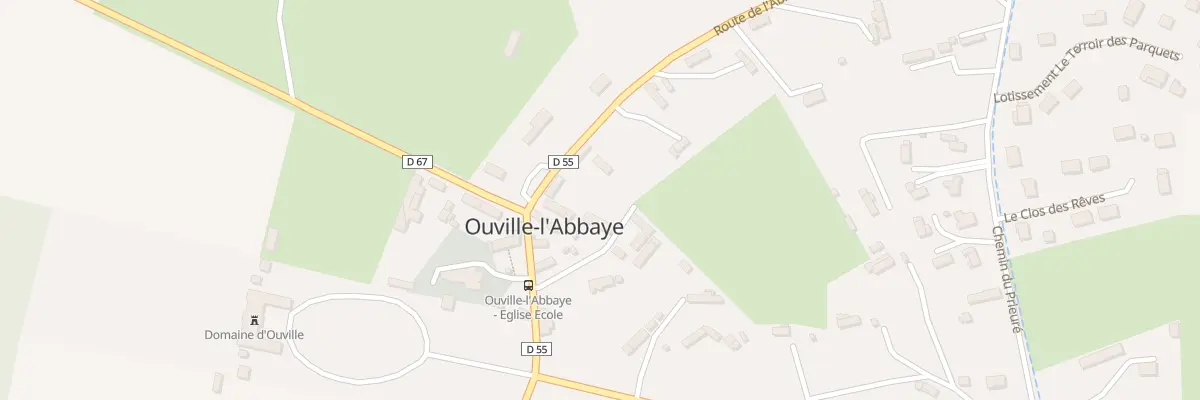 Plan du 42 Rte de l’Abbaye à Ouville-l’Abbaye