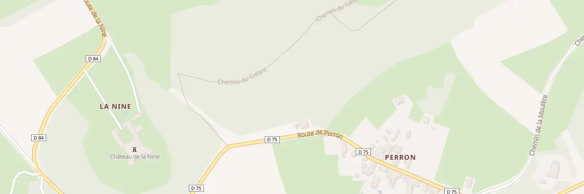 Plan du 119 Perron à Boussan