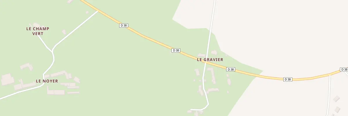 Plan du 399 Le Gravier à Bretoncelles