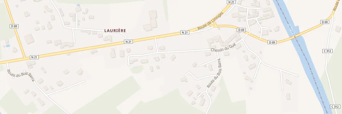 Plan du 3 Che du Gué à Antonne-et-Trigonant