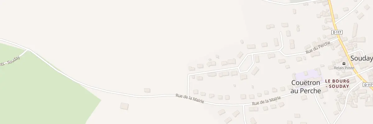 Plan du 5003 Le Bourg - Souday à Couëtron-au-Perche