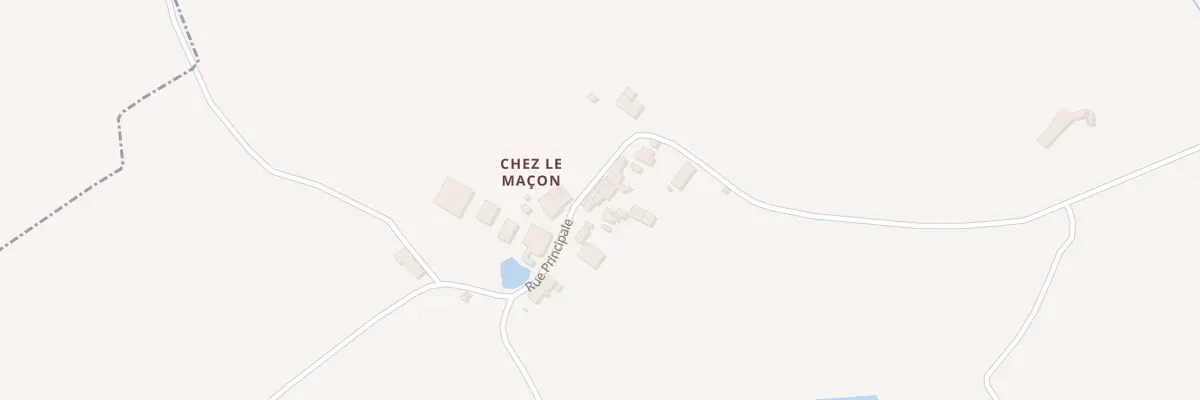 Plan de la Rue Principale - chez le Macon à Lathus-Saint-Rémy