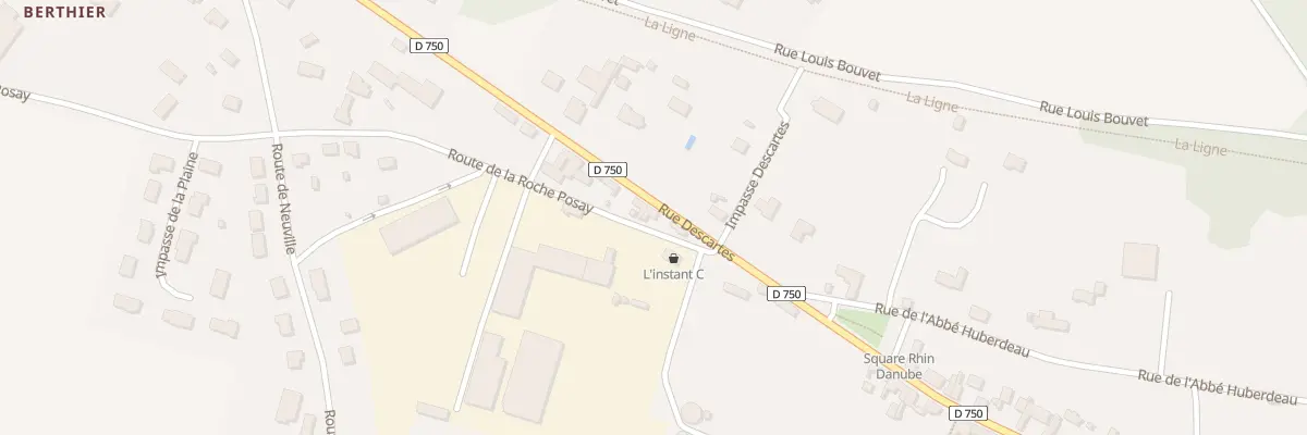 Plan du 77 Rue Descartes à Yzeures-sur-Creuse