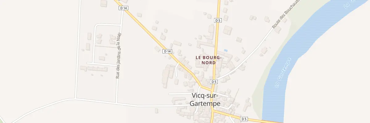 Plan du 8 Rte de Pleumartin à Vicq-sur-Gartempe