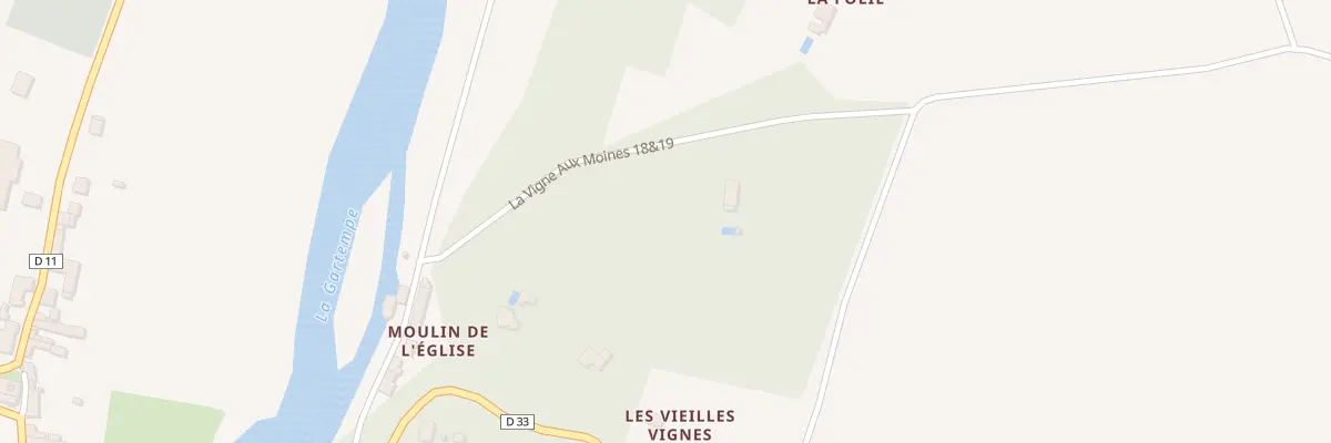 Plan du 5384 Les Vieilles Vignes à Antigny