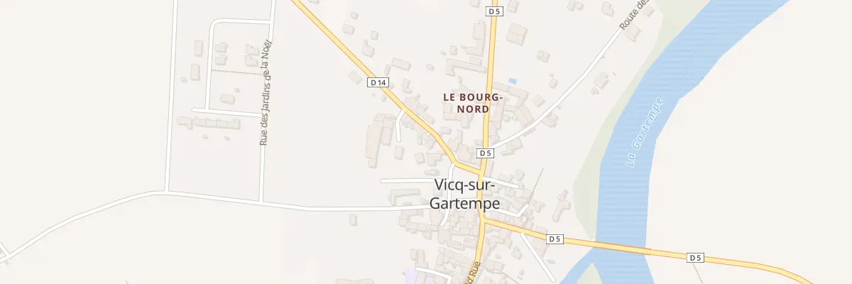 Plan du 5 Rte de Pleumartin à Vicq-sur-Gartempe