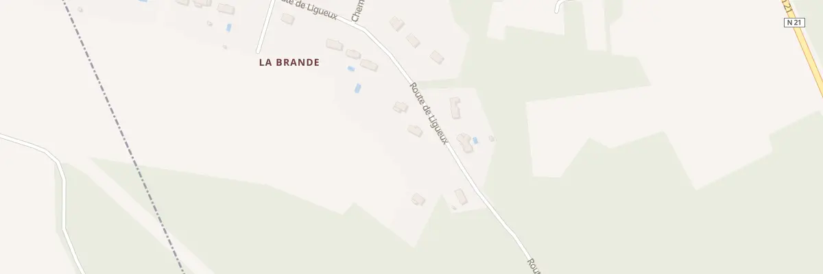 Plan du 23 Rte de Ligueux à Sarliac-sur-l’Isle