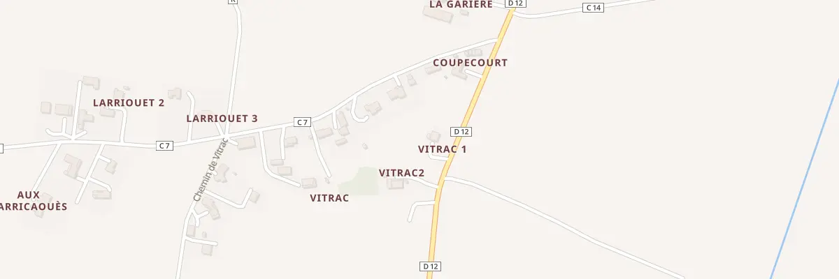 Plan du 948 Rte de Saramon à Gimont