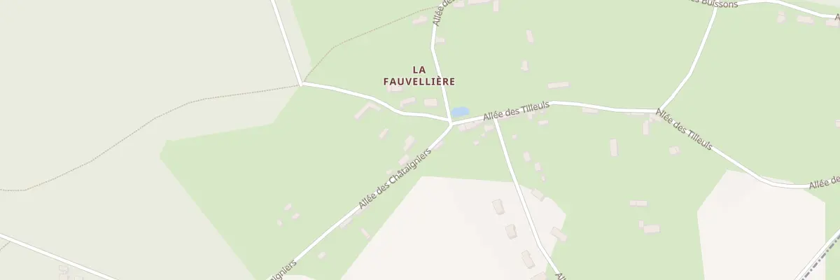 Plan du 2 All des Chataigniers à Pullay