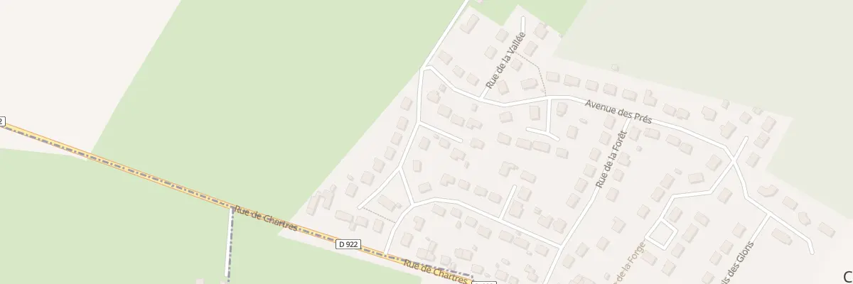 Plan du 4 Rue des Glycines à Champrond-en-Perchet