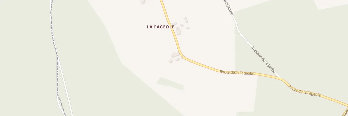 Plan du 513 Rte de la Fageole à Saint-Félix-de-Reillac-et-Mortemart