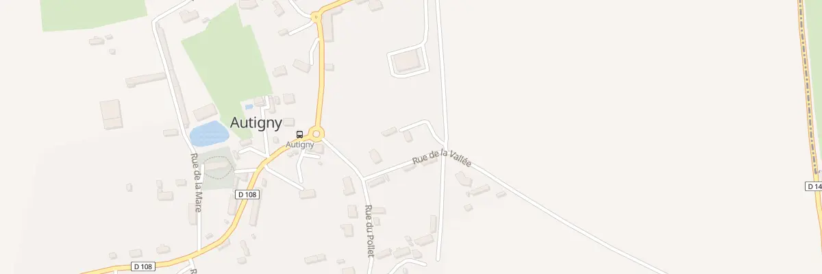 Plan du 9 Rue du Pollet à Autigny