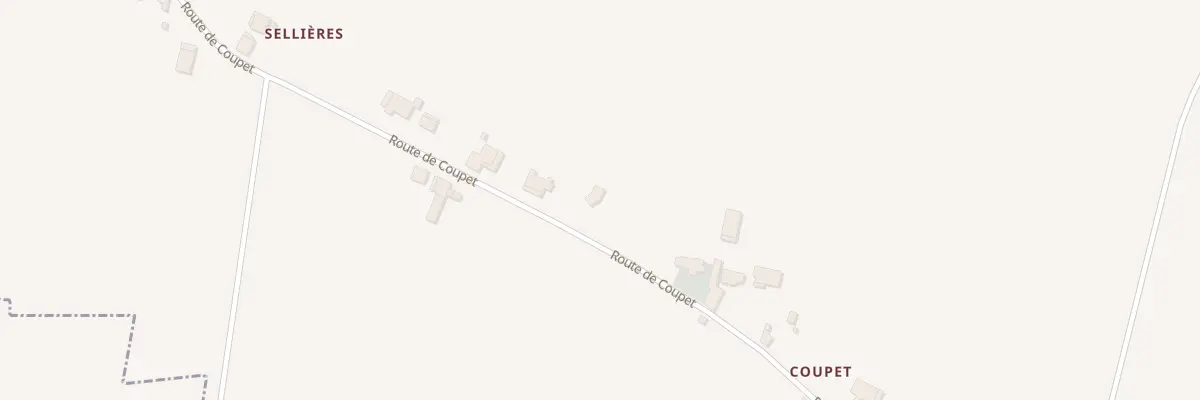 Plan du 5001 Coupet à Clermont-Soubiran