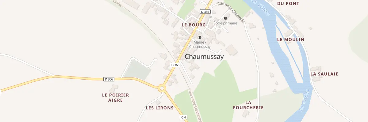 Plan du 17 Rue Principale à Chaumussay