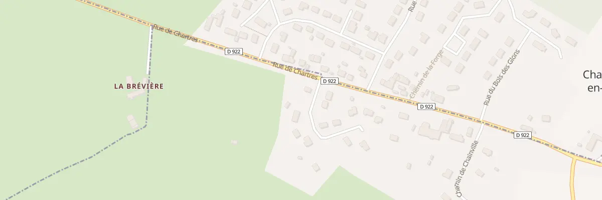 Plan du 1 Rue de la Vallée à Trizay-Coutretot-Saint-Serge