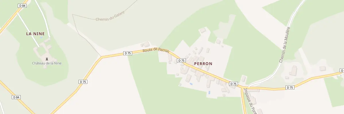 Plan du 195 Rte de Perron à Boussan