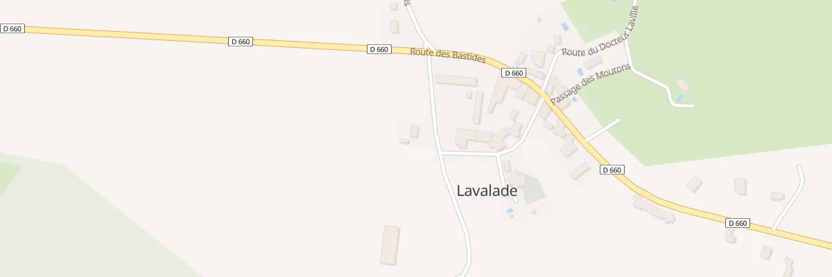 Plan du 10A Le Bourg Sud à Lavalade