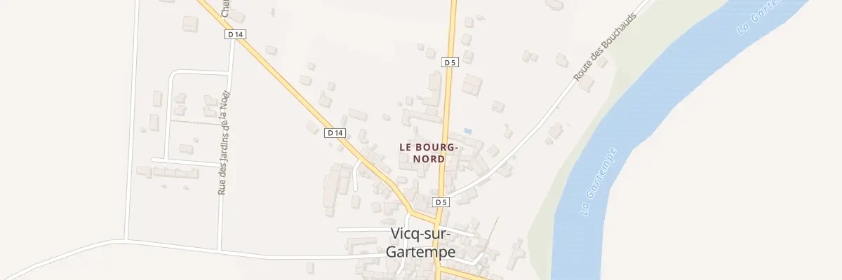 Plan du 11 Rue de la Roche Posay à Vicq-sur-Gartempe