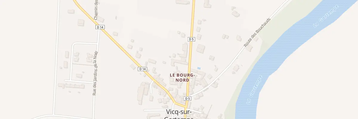 Plan du 15 Rue de la Roche Posay à Vicq-sur-Gartempe
