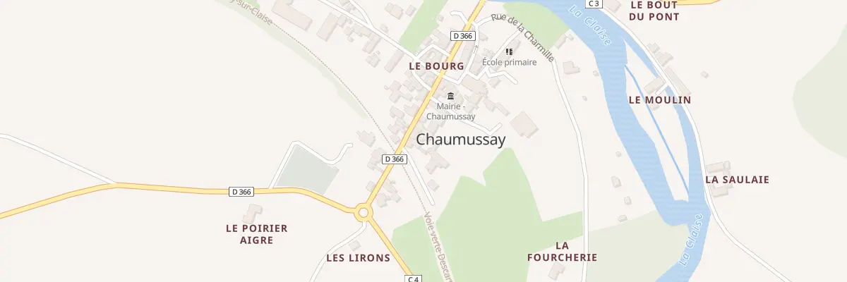 Plan du 15 Rue Principale à Chaumussay