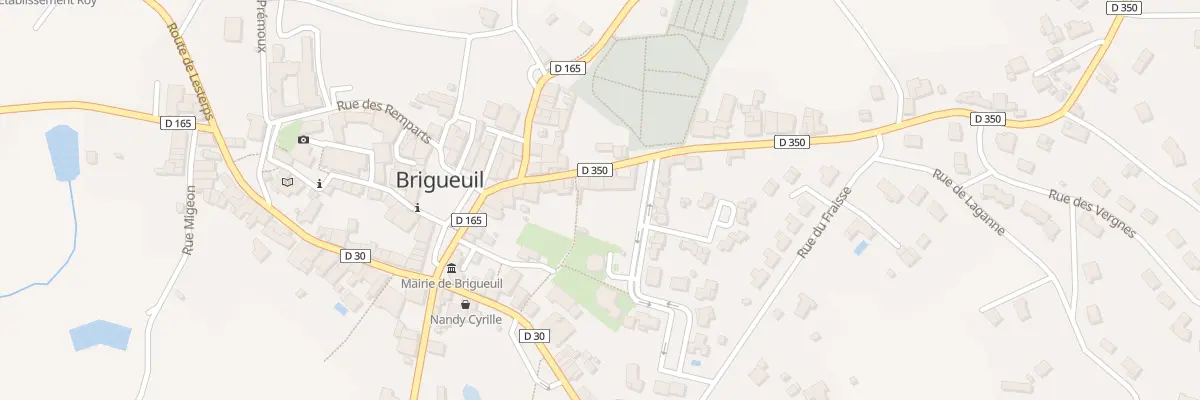 Plan du 12 Rue de Magnac à Brigueuil