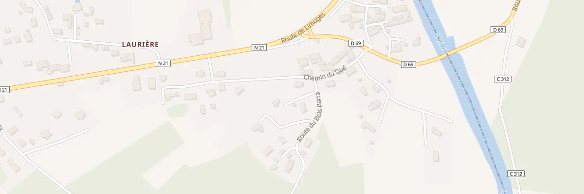 Plan du 28 Rte du Bois Barra à Antonne-et-Trigonant