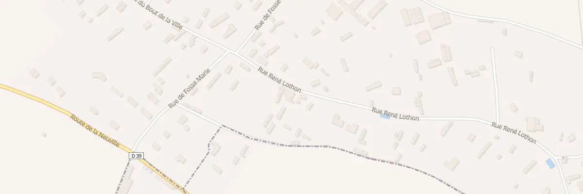 Plan du 33 Rue René Lothon à Épégard