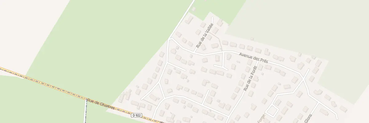Plan du 3 Rue des Bleuets à Champrond-en-Perchet