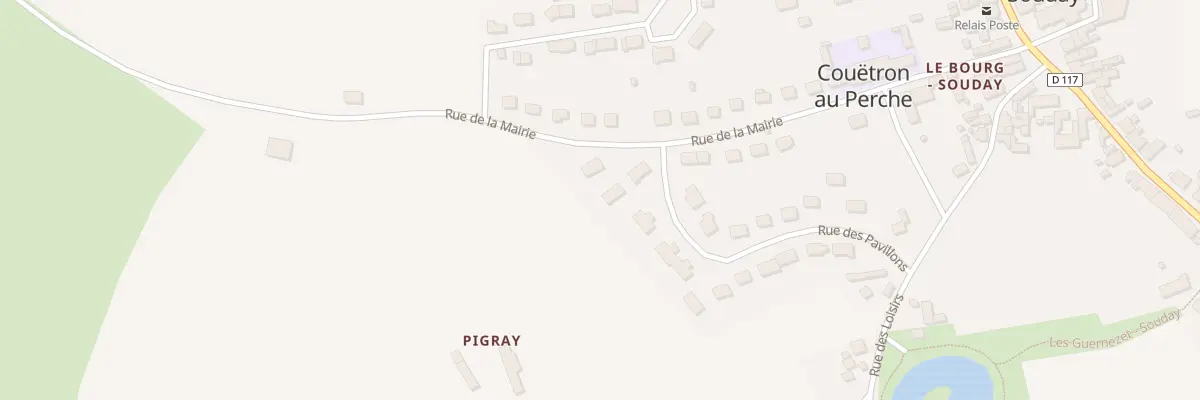 Plan du 4 Rue des Pavillons à Couëtron-au-Perche