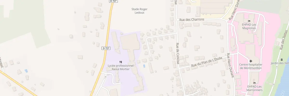 Plan du 16 Rue Guynemer à Montmorillon