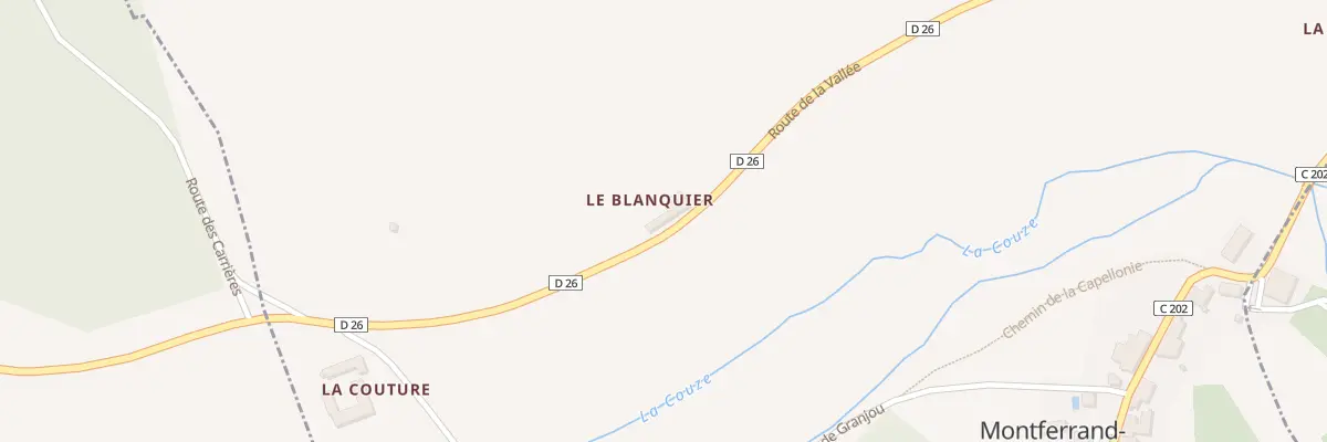 Plan du 51 Le Blanquier à Montferrand-du-Périgord