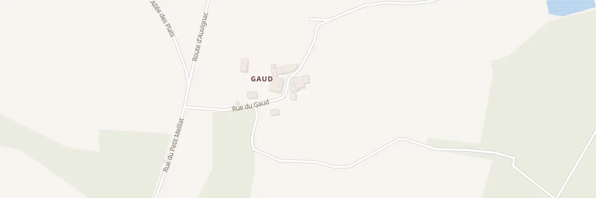 Plan du 8 Rue de Gaud à Rochechouart