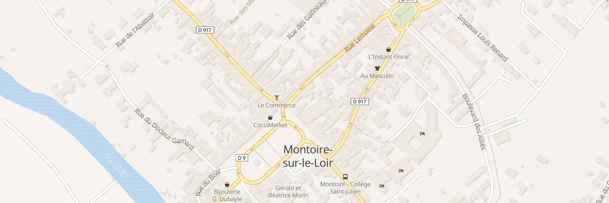 Plan du 28 Pl Clémenceau à Montoire-sur-le-Loir