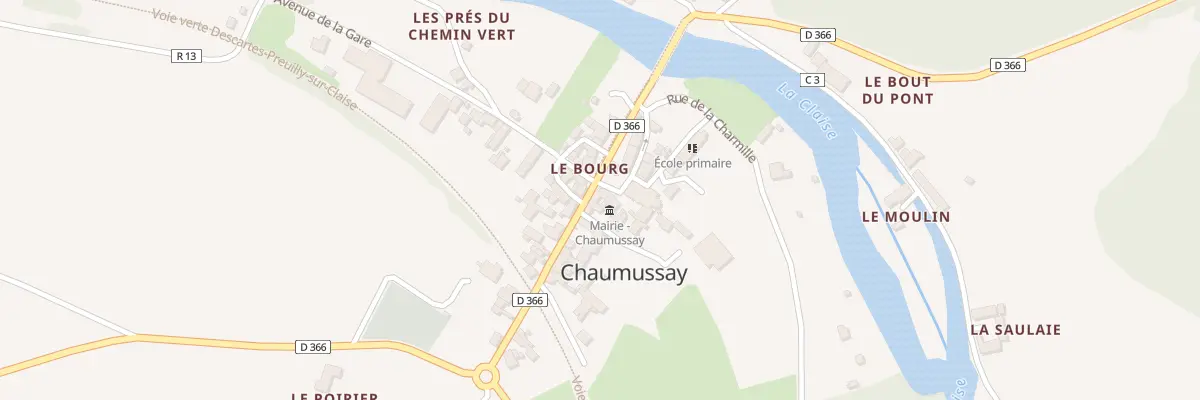 Plan du 5 Rue Principale à Chaumussay
