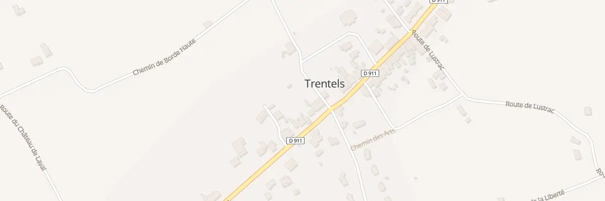 Plan du 376 Av de la République à Trentels