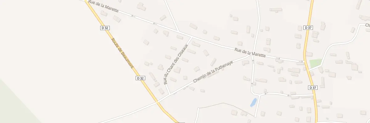 Plan du 6 Rue du Chant des Oiseaux à Barquet