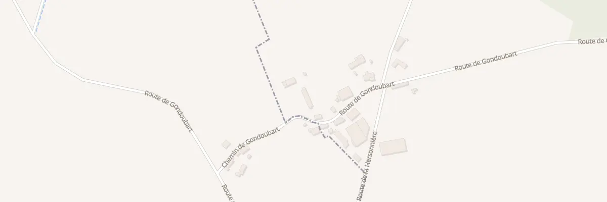Plan du 16 Rte de Gondoubart à Authon