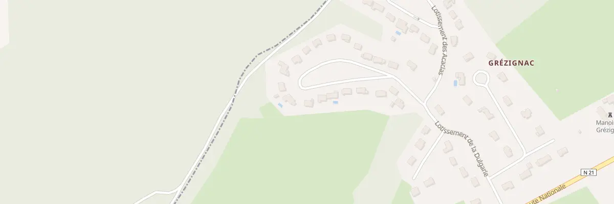 Plan du 8 Lot Communal de la Dulgarie à Sarliac-sur-l’Isle