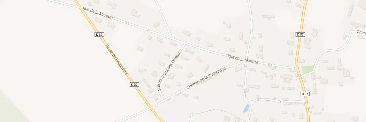 Plan du 8 Rue du Chant des Oiseaux à Barquet
