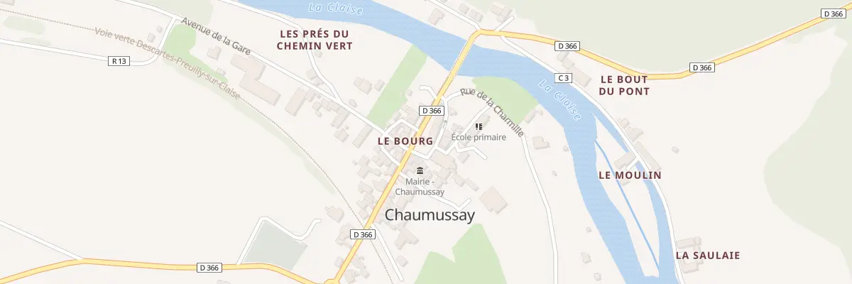 Plan du 4 Pl de la Mairie à Chaumussay