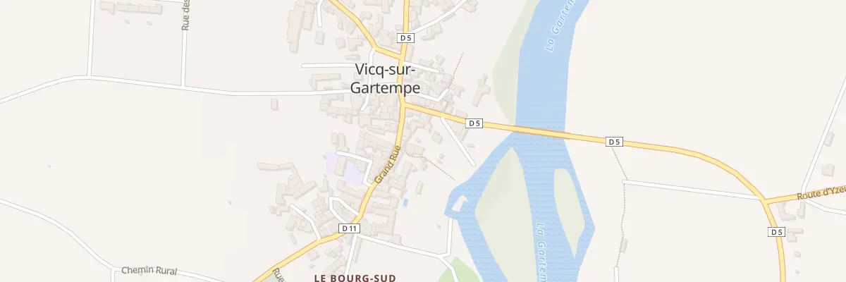 Plan du 1 Rue Terrier de la Violette à Vicq-sur-Gartempe
